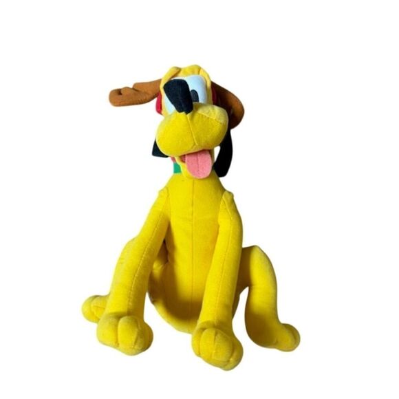 Disney Pluto with Reindeer Ears 12" Christmas Sitting - Picture 3 of 7
